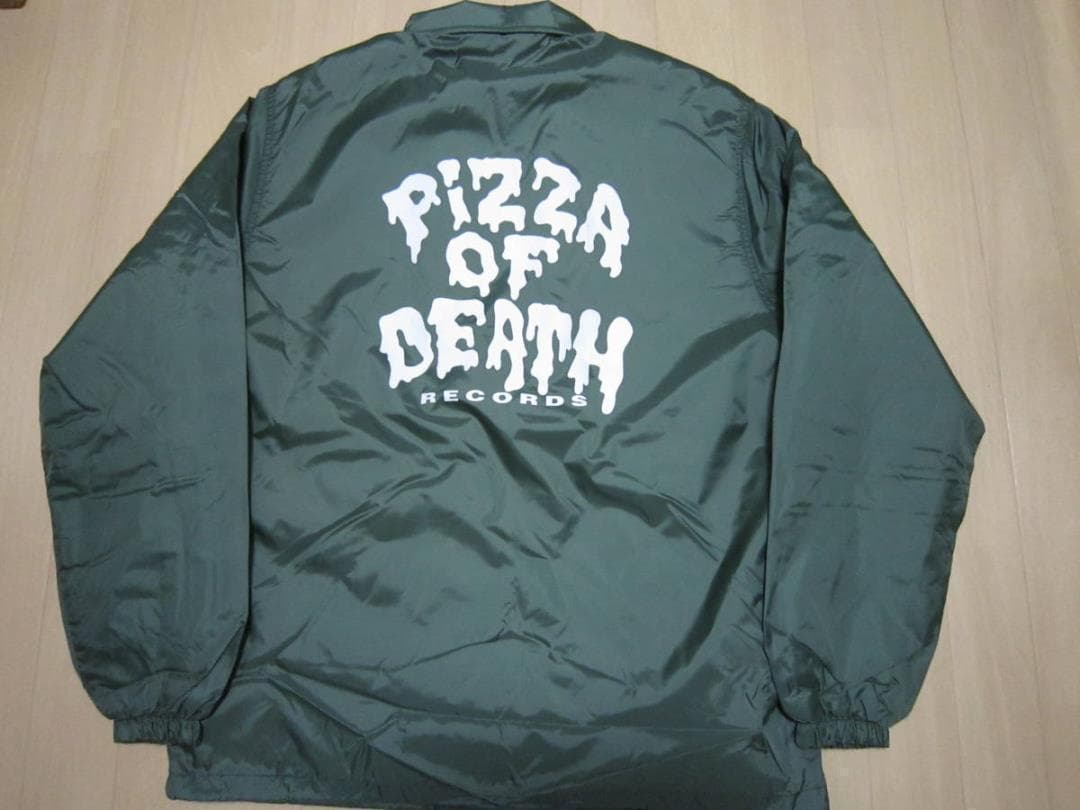 ピザオブデス　限定　ボアコーチジャケット　グリーン