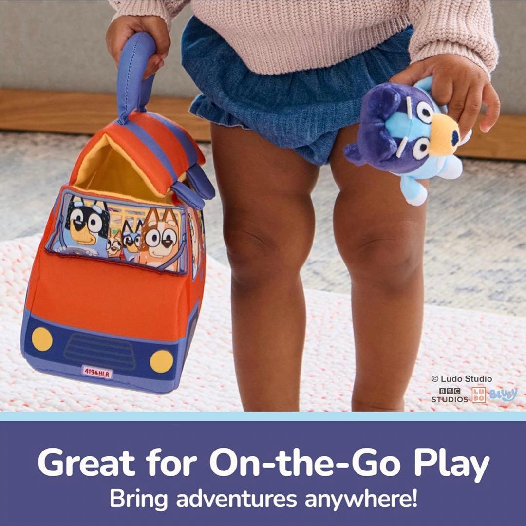 日本未発売GUND Bluey 公式 5ピース ぬいぐるみプレイセット 知育玩具