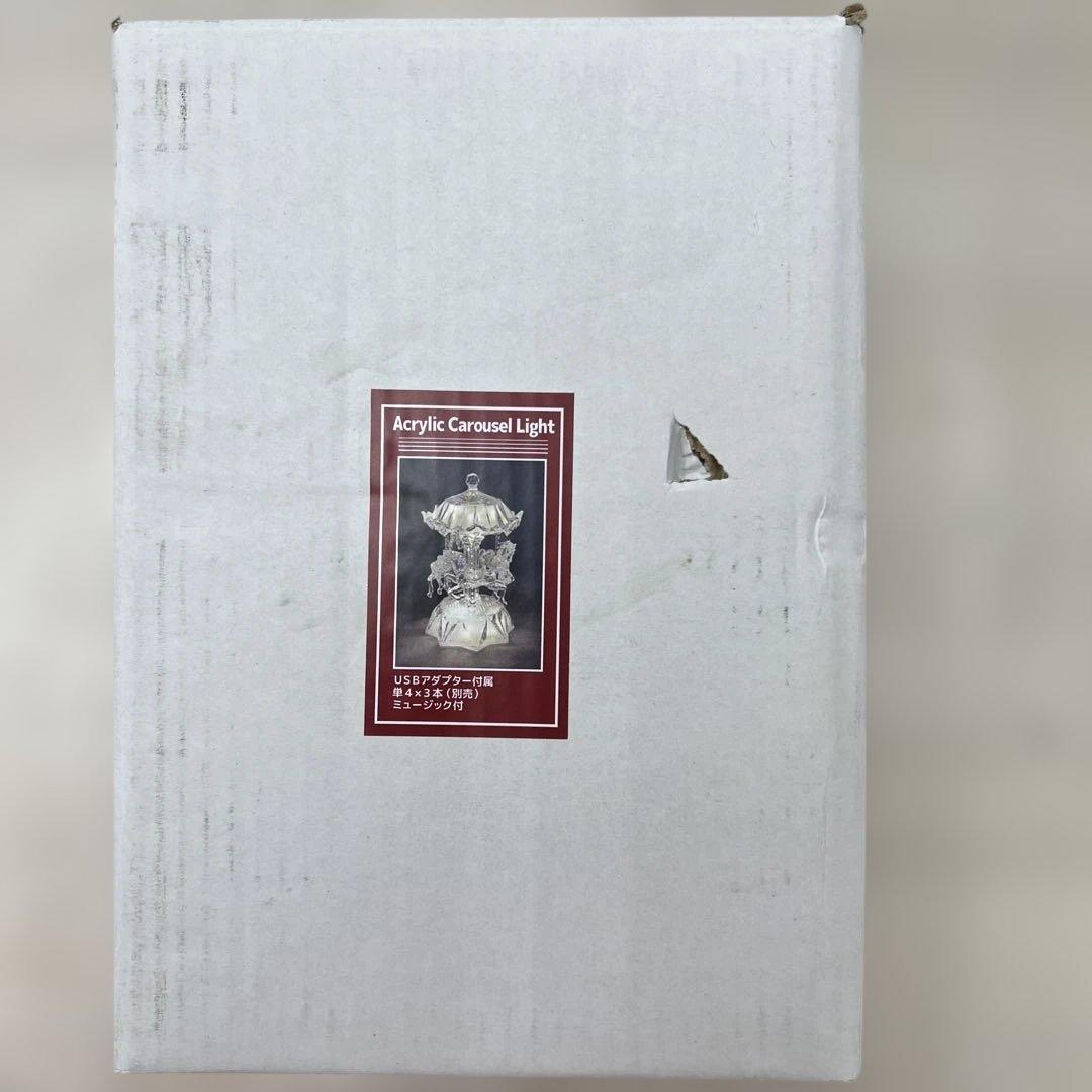 12485在庫処分！南貿易 アクリル製メリーゴーランド