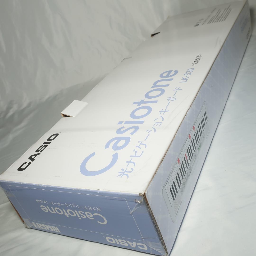 美品 2023年製 CASIO LK-330 光ナビゲーションキーボード 61鍵