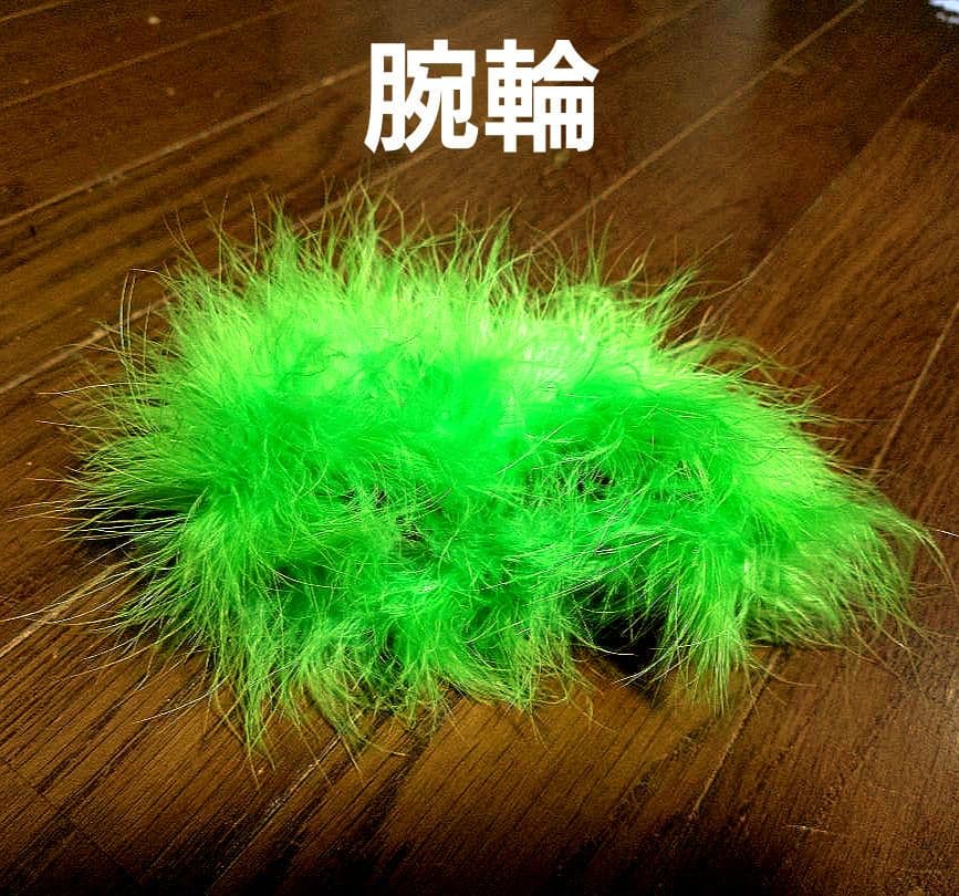 海外製ブランドING　ラテンドレスMサイズ９号 明るいグリーン フリル付き