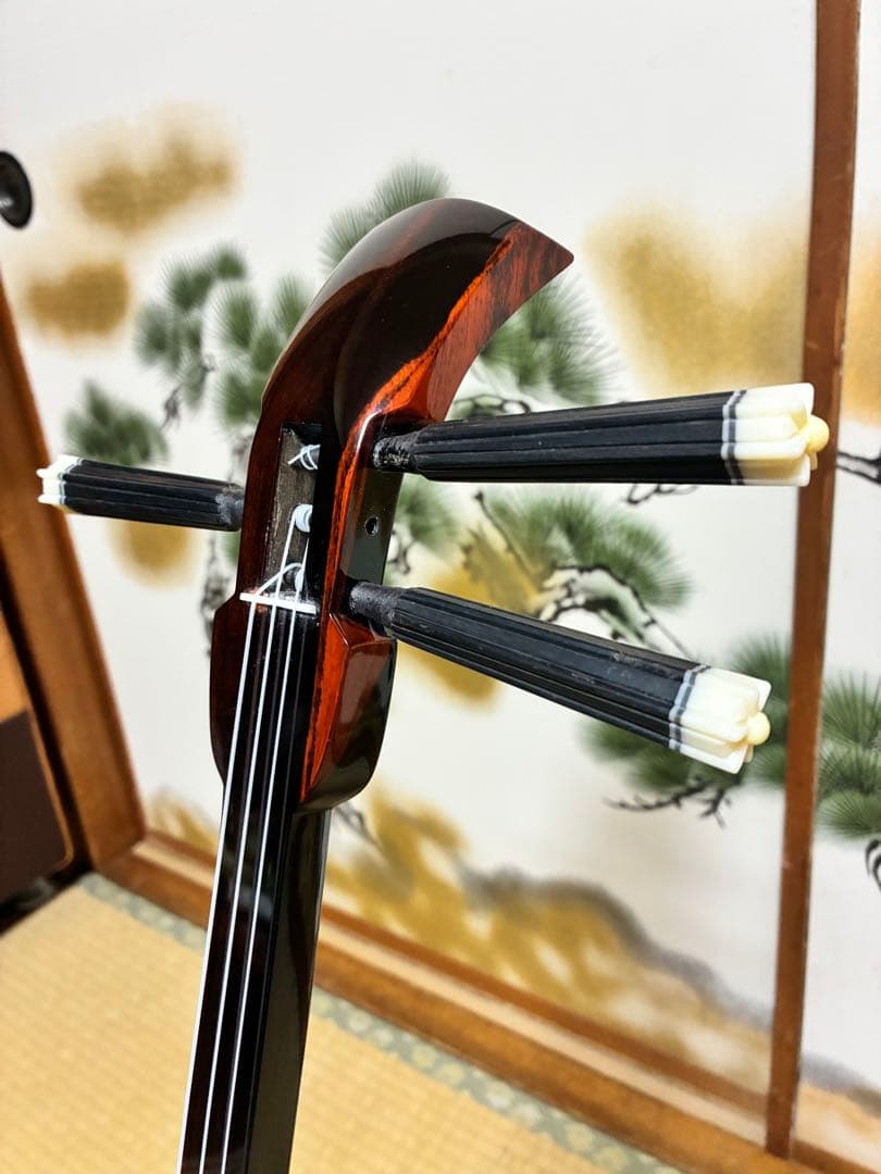 沖縄三線　エーマクルチ　本蛇皮一枚張り！与那城型！ユナー型！