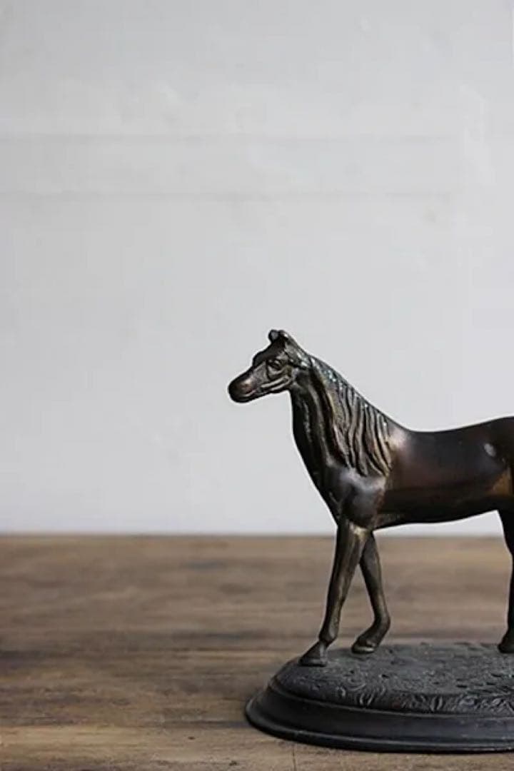 フランスアンティーク　ブロンズ　馬　ホースモチーフ