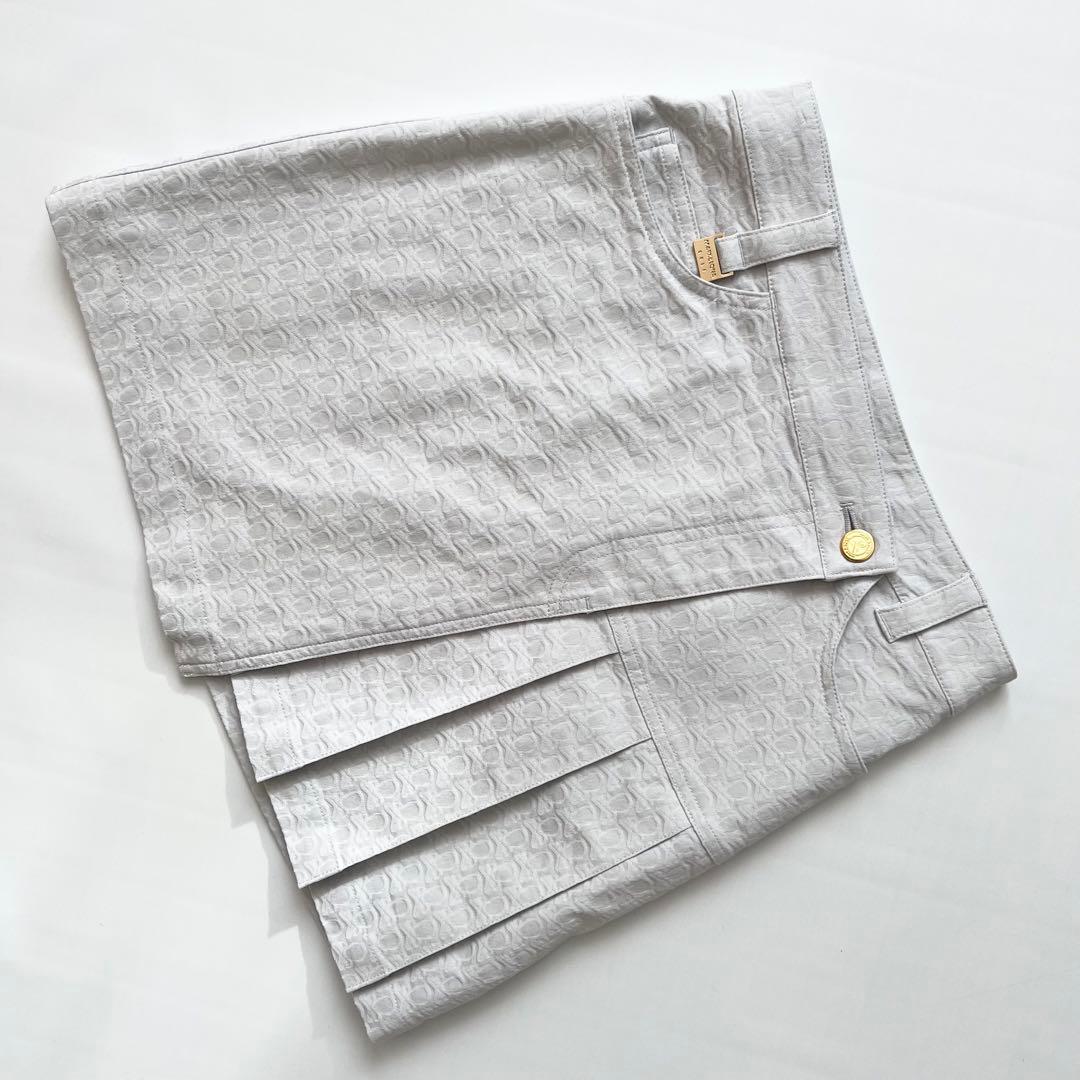 MARK&LONA マークアンドロナ　セットアップ　ベロア　スカート　カットソー