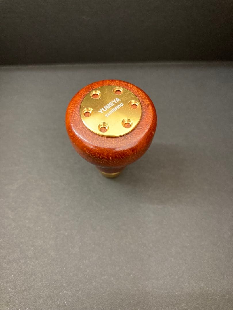 【美品】夢屋 花梨 ハンドルノブ ②