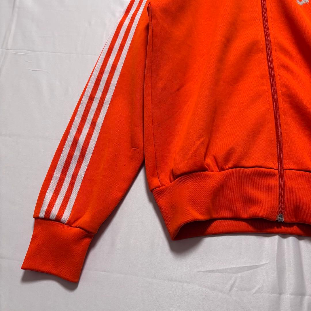 ☆人気　アディダス　ジャージ　トラックジャケット　刺繍ロゴ　オランダ代表　S