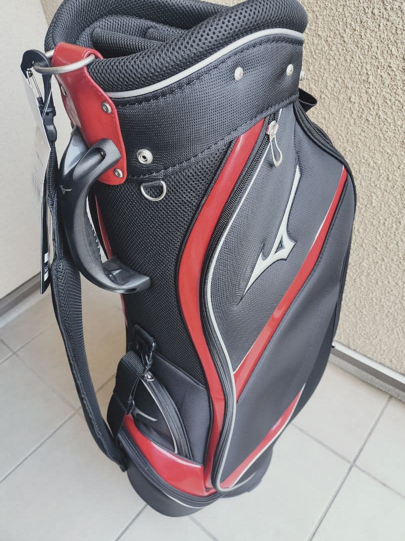 Mizuno キャディバッグ 黒/赤