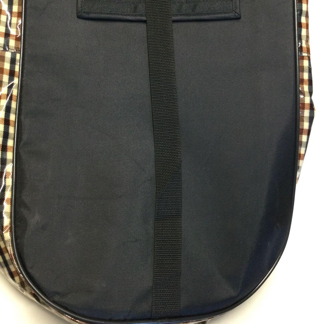 天使のカート　ポルテブラウンチェックＬサイズ　バッグ
