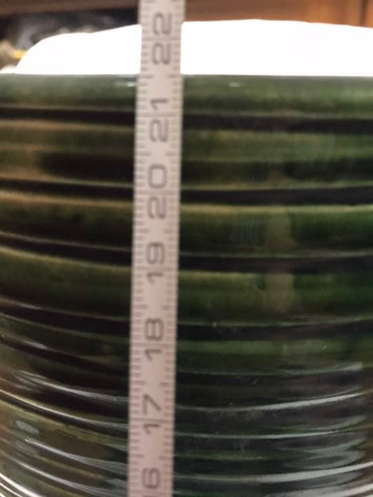 火鉢在銘　織部焼菊抜き火鉢時代アンティーク大正昭和レトロ古民具鉢カバー茶道具1個