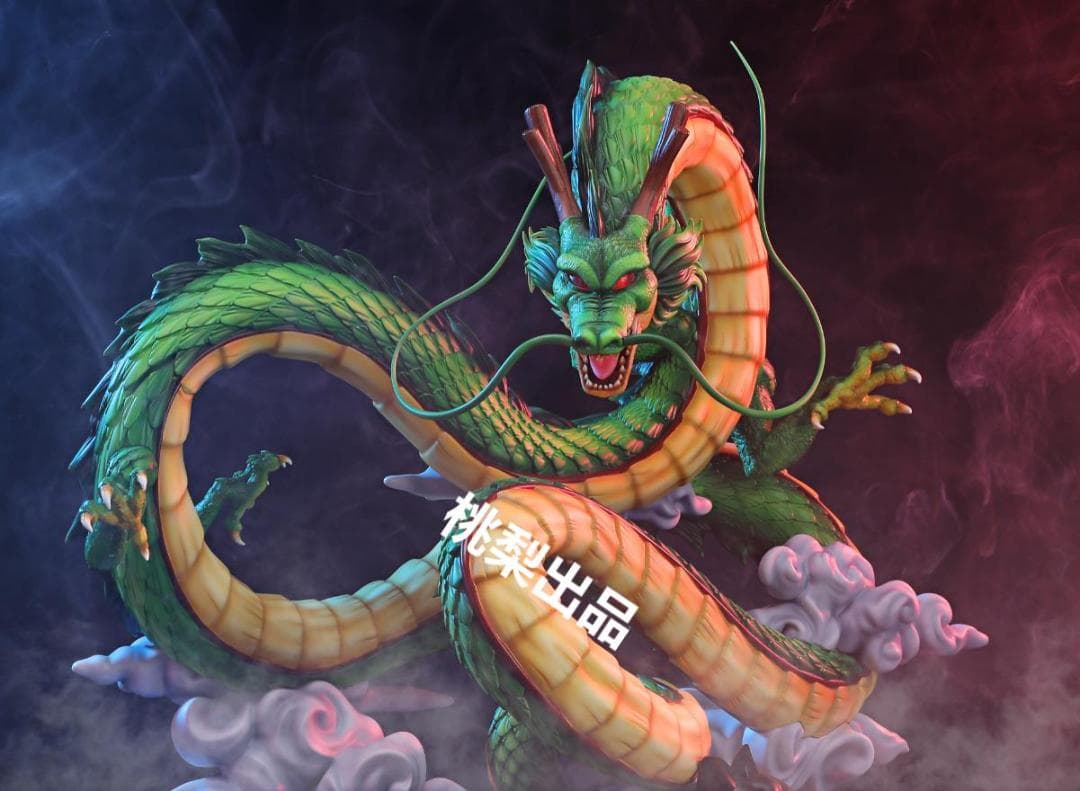 新品未開封『ドラコンボール』影迹　神龍＆少年孫悟空 ガレージキット スタチュー