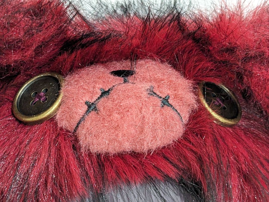 MayMei 反逆ぬいぐるみシリーズ 400％ 【赤　くま　怒火】リュック