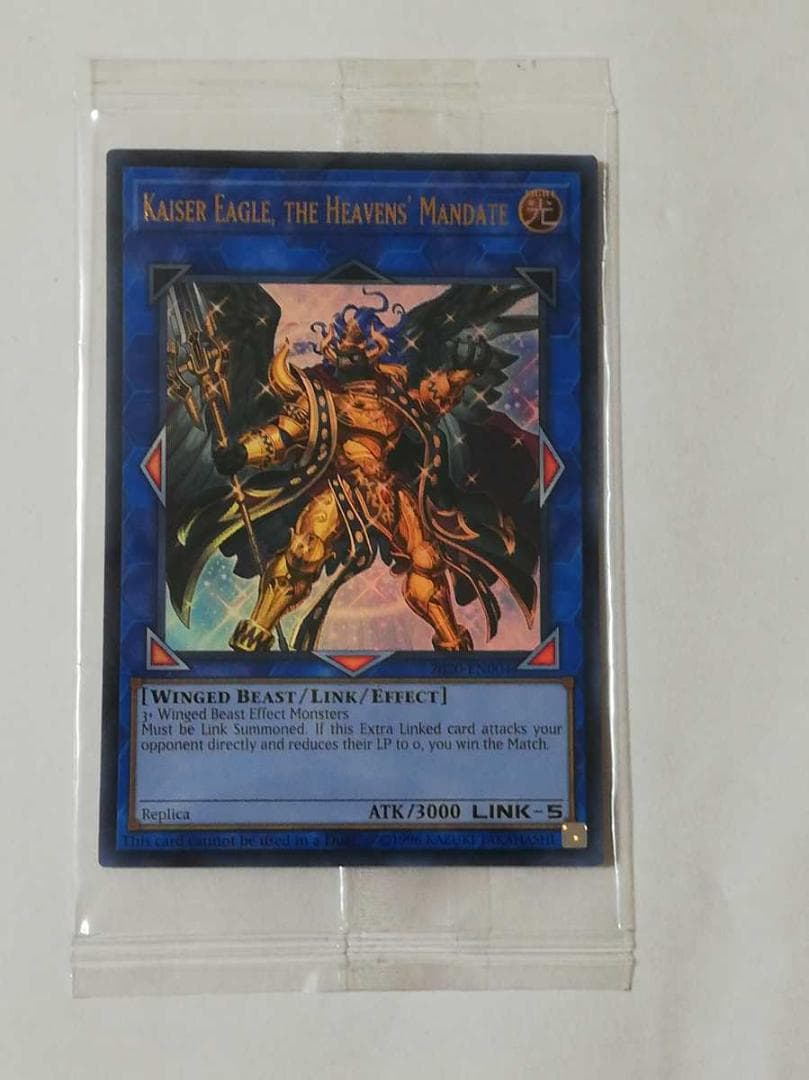 遊戯王 wcs2020 天元の荒鷲王 プロモ 店舗代表 wcs 荒鷲王 カード