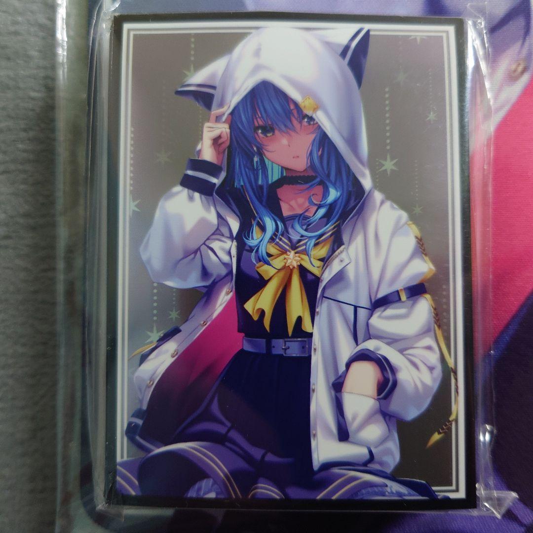 α3 ホロライブ 黒セーラー服&猫耳フード 星街すいせい スリーブ&プレイマット