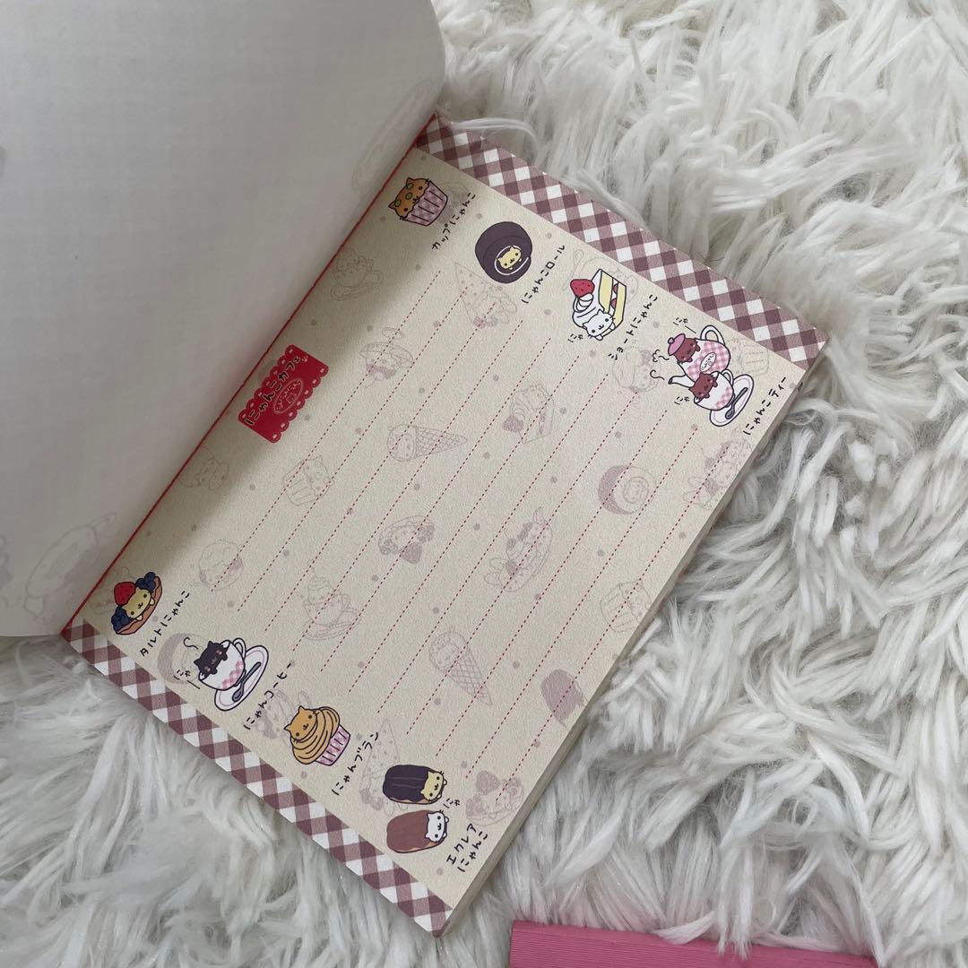 激レア　にゃんにゃんにゃんこ　にゃんこカフェ　メモ帳　2種　セット　ほぼ未使用