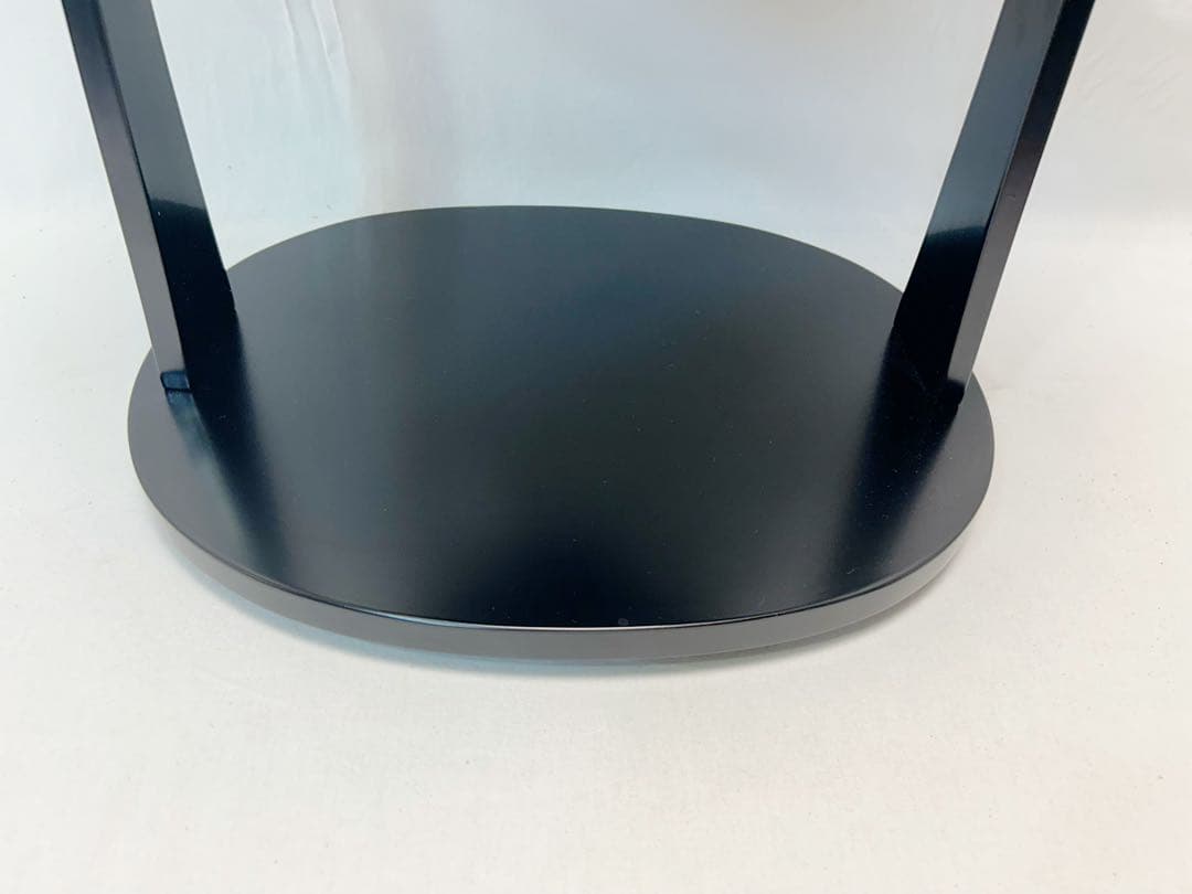 ほぼ未使用 茶道具 南斎造 青貝象嵌 2段式 七宝卓 裏千家 共箱