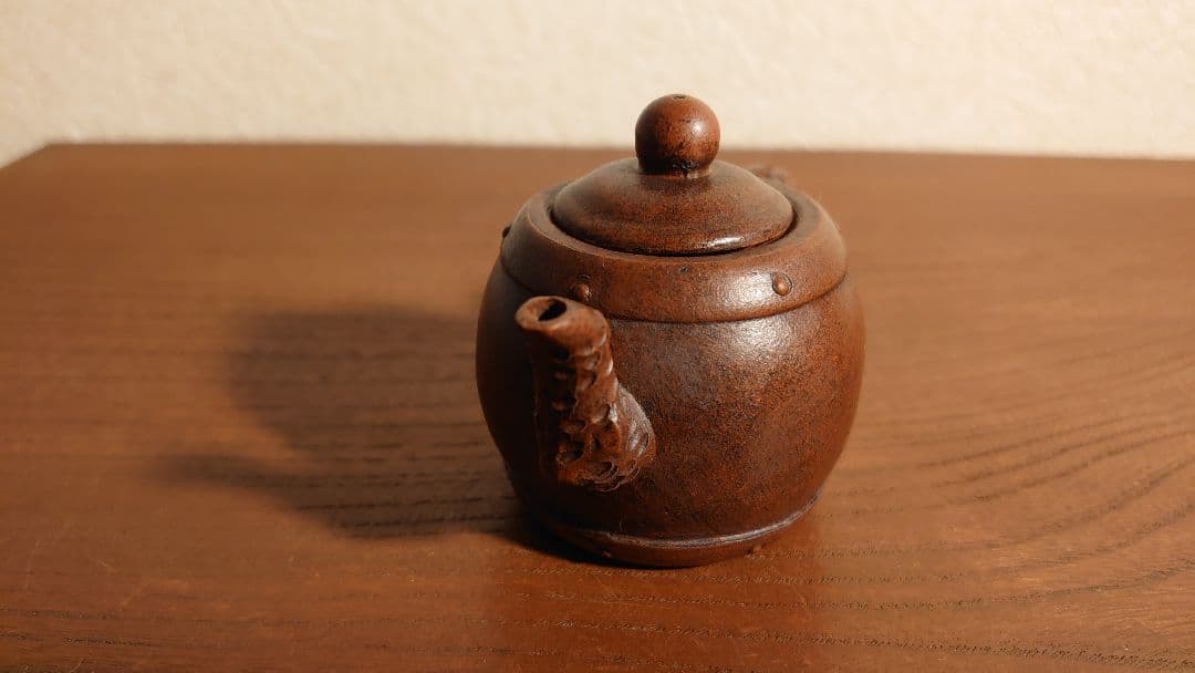 常滑　朱泥　中国美術　古玩　時代急須　１客