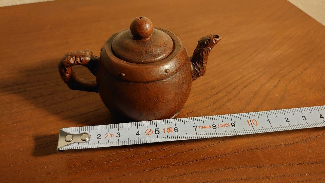 常滑　朱泥　中国美術　古玩　時代急須　１客