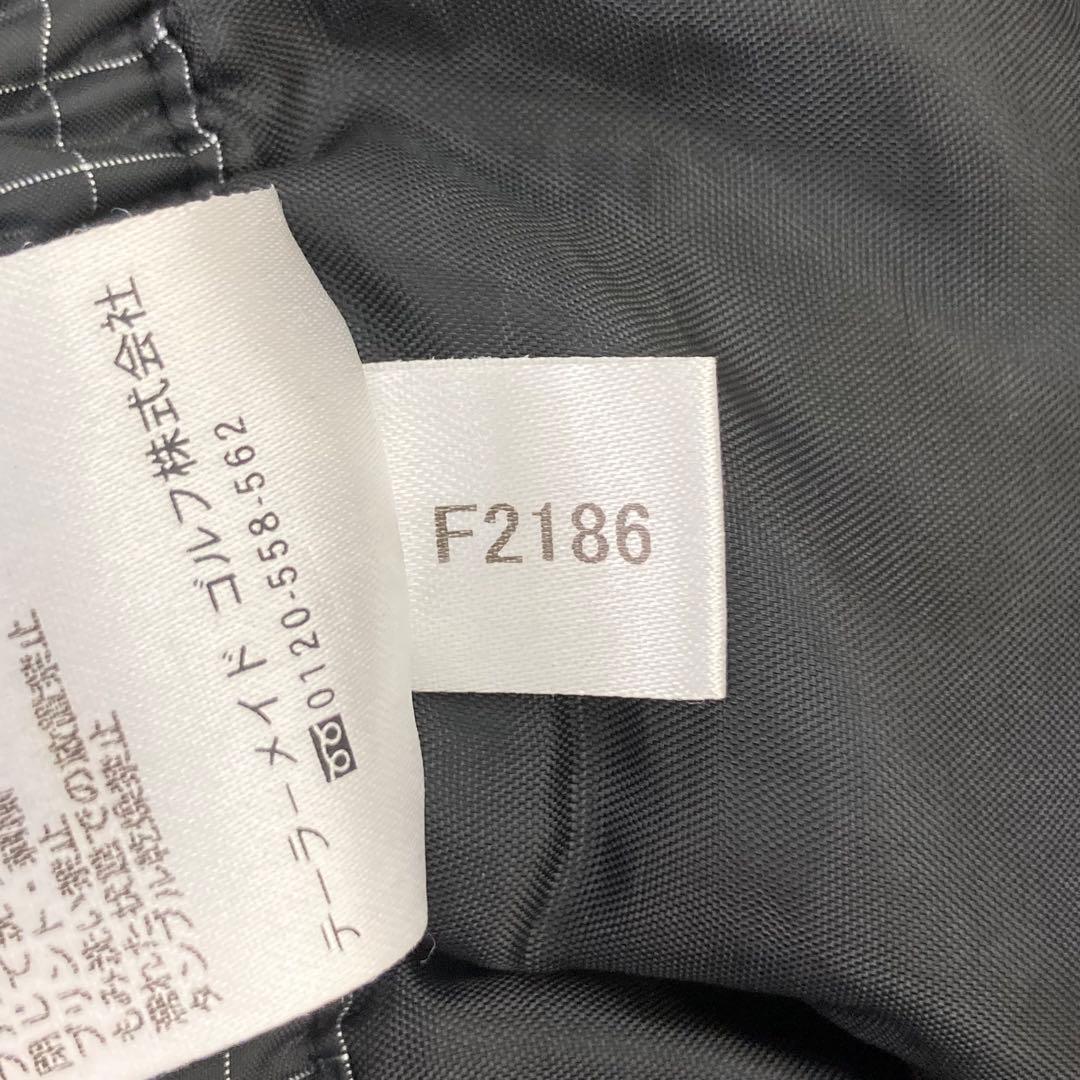 adidas アディダス ゴルフ ナイロン パンツ 中綿 チェック M 灰