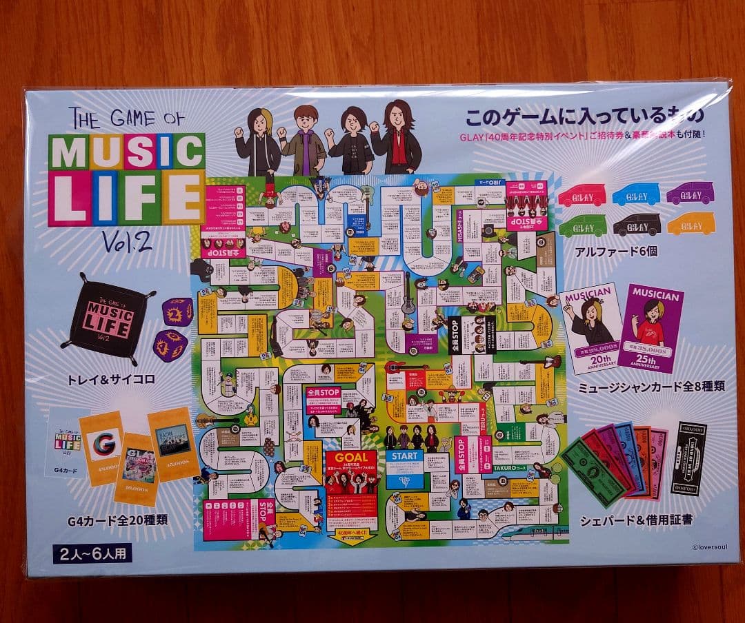 【未開封】GLAY すごろく 40周年記念イベント券付　未開封