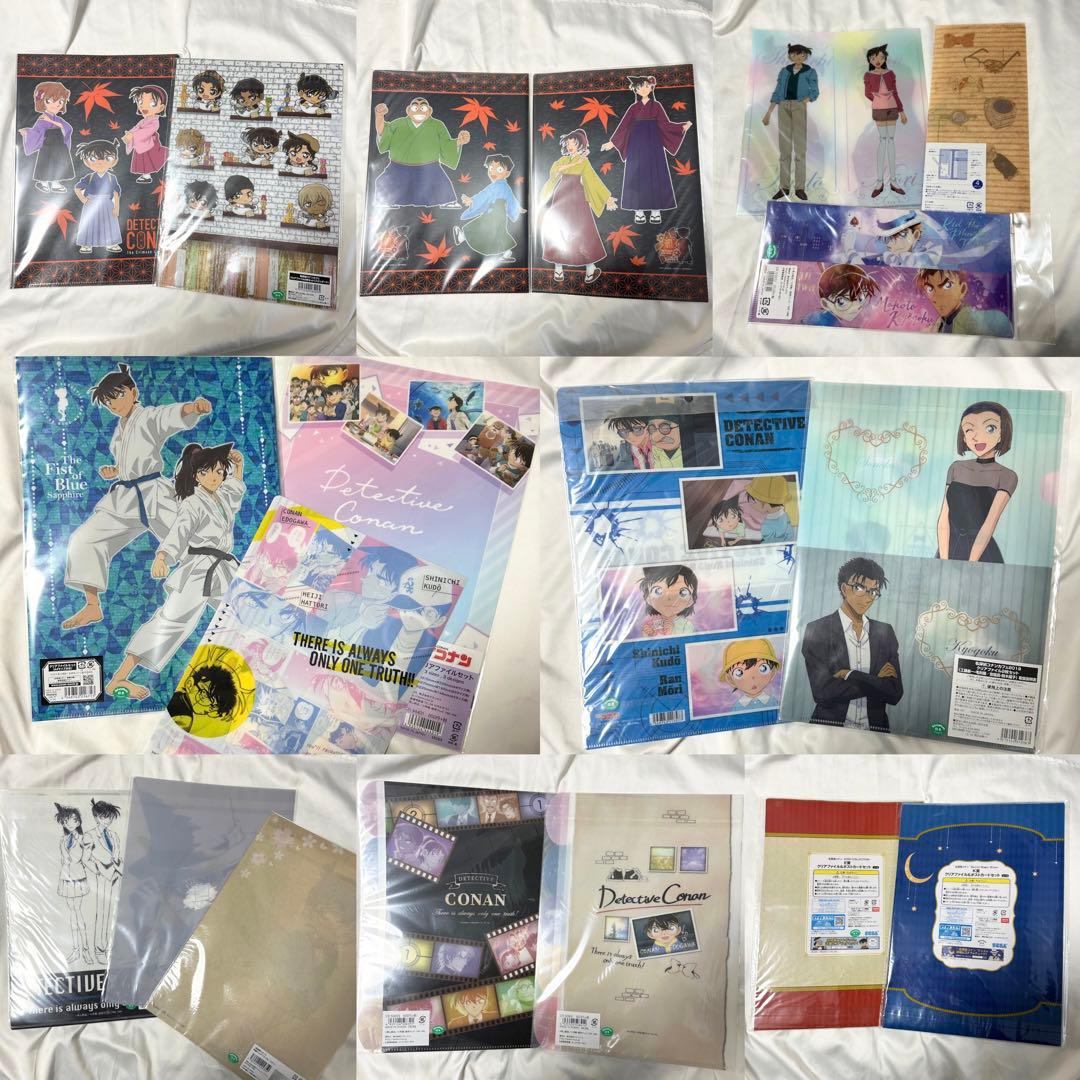 名探偵コナン クリアファイル チケットフォルダ セット レア 希少 まとめ売り