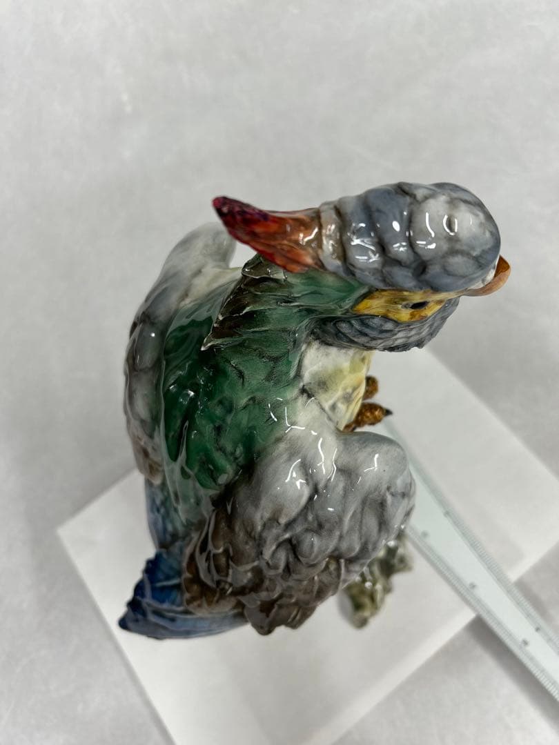 オウム　置き物　イタリア製　オブジェ　コレクション 鳥