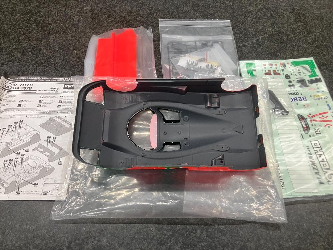 京商プラズマ Lm カーボンエディション ポルシェ 962C +スペアボディ3点