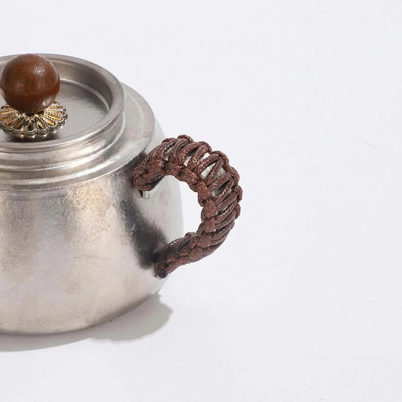 純Ti 急須 小 ティーポット お茶ポット 350mlI 軽量 IH オール熱源