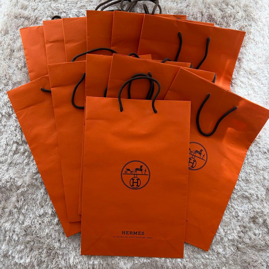 エルメス　紙袋　合計46枚　各種サイズまとめ売り　ショッパー