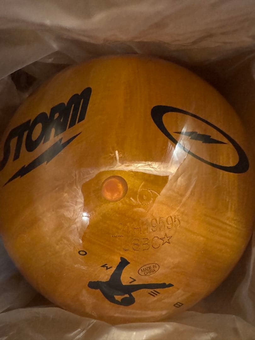 STORM BELMO ゴールド ボウリングボール