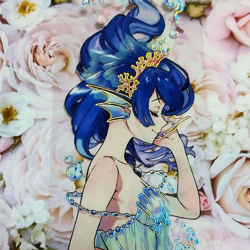 ✩SALE✩J224＃幻海咏歌(镭射银)野葵切り売り海外人物マステ女の子