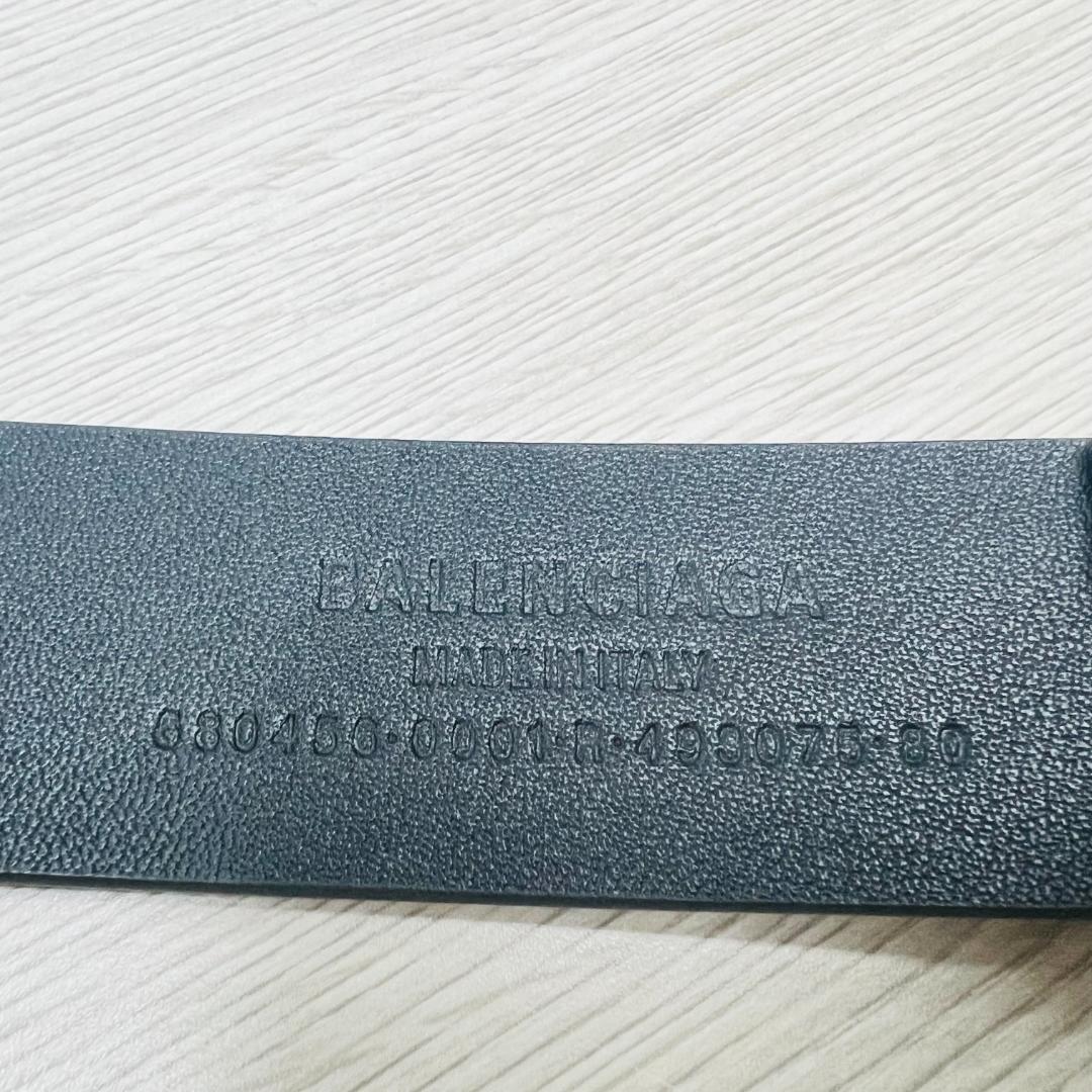 BALENCIAGA BBロゴ ベルト ブラック 箱付き