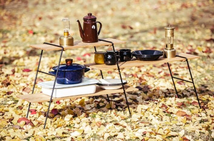 ミニマルワークス　モカシェルフプラス　キャンプラック　シェルフ　ギア