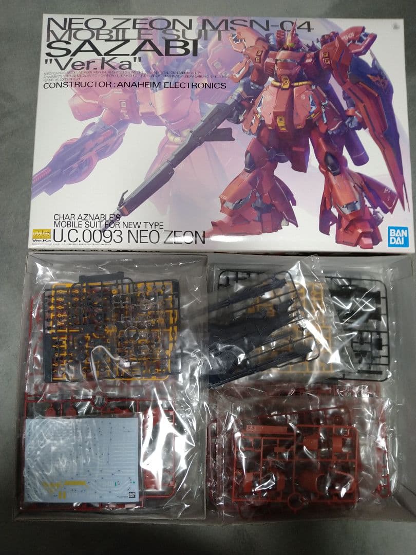 未組立 MG νガンダムver.Ka サザビーver.Ka ガンプラ