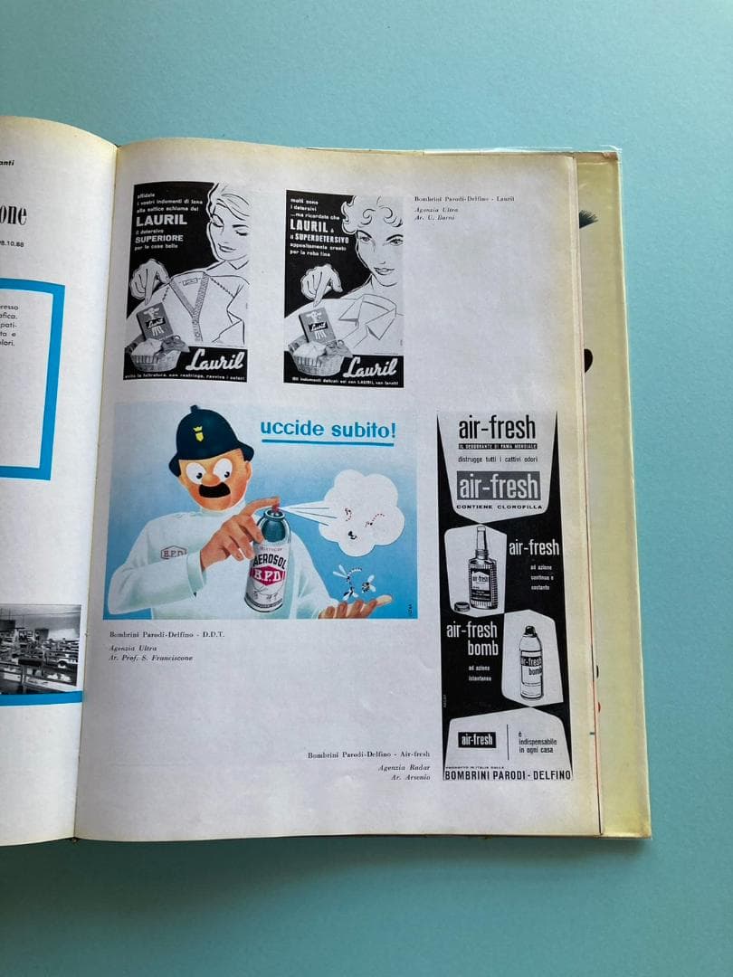 【激レア】サヴィニャック風のかわいいイラスト広告がいっぱい。『イタリア広告年鑑』