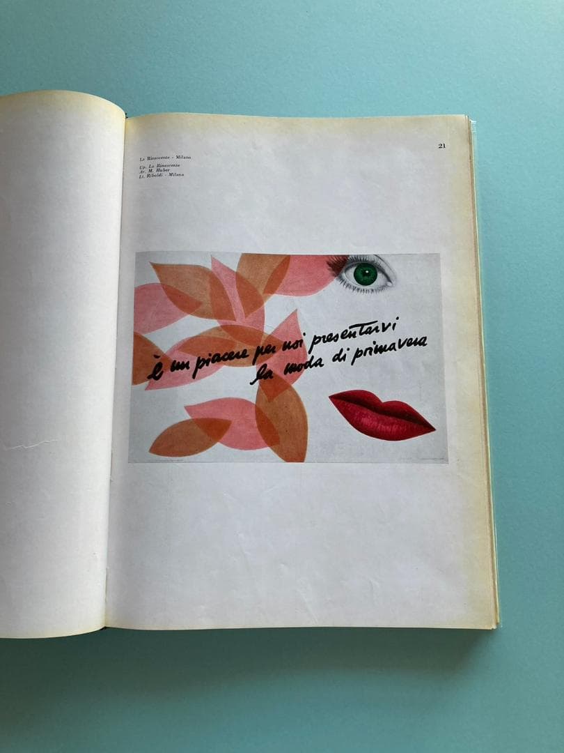 【激レア】サヴィニャック風のかわいいイラスト広告がいっぱい。『イタリア広告年鑑』