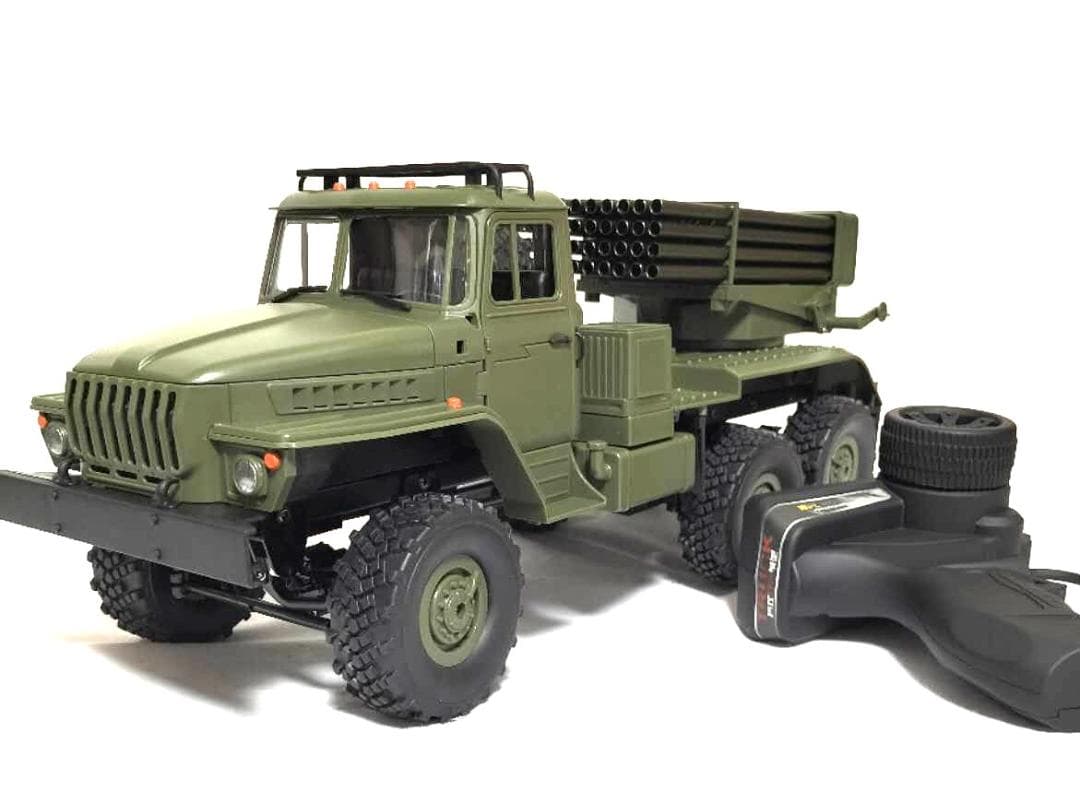 撮影用に開封　1/16　６WDロケットランチャー　BM-21　WPL　B36-2