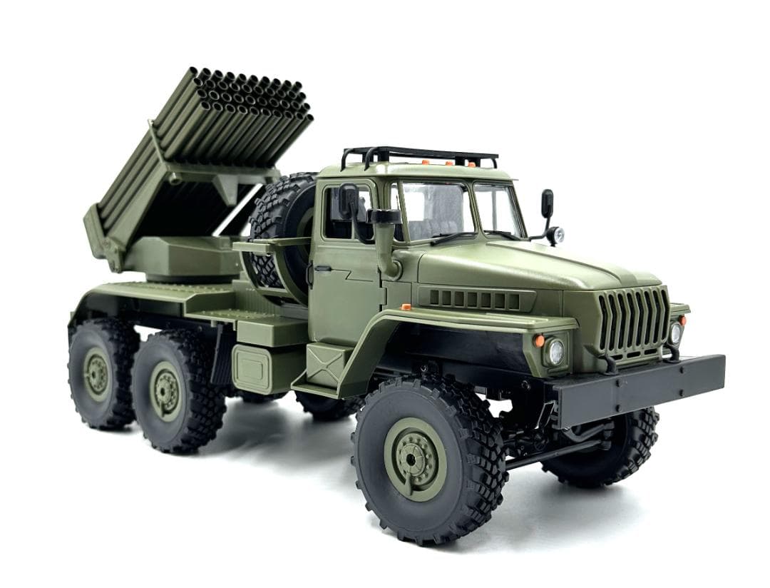 撮影用に開封　1/16　６WDロケットランチャー　BM-21　WPL　B36-2