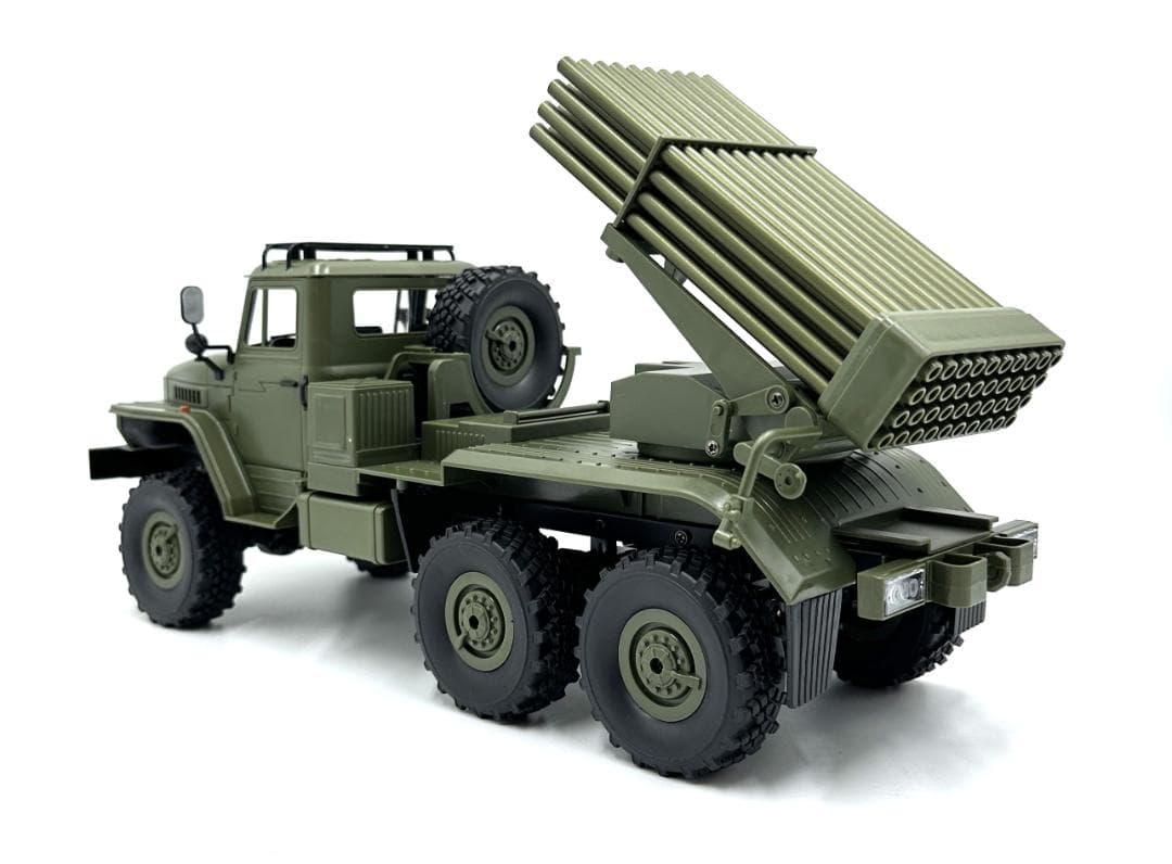 撮影用に開封　1/16　６WDロケットランチャー　BM-21　WPL　B36-2