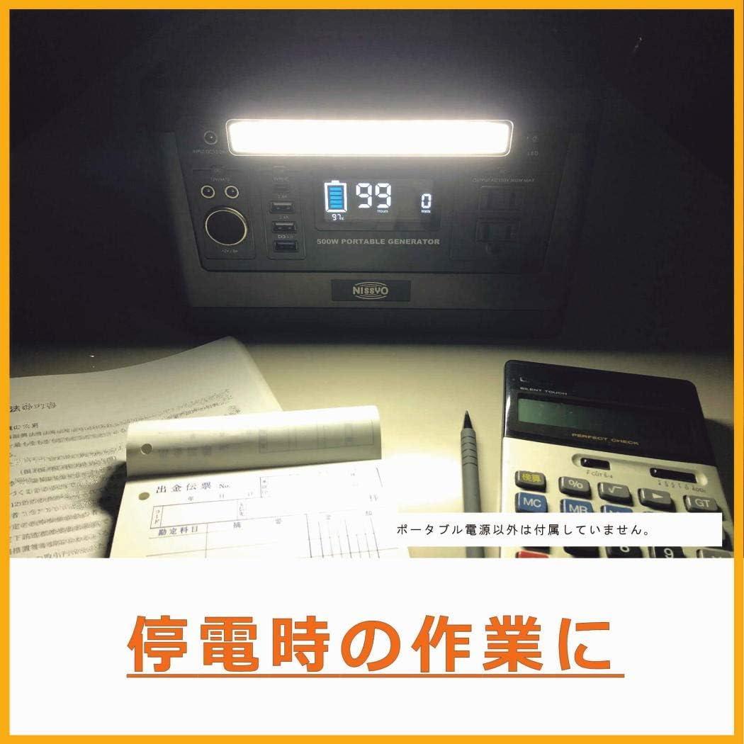 ほぼ未使用●日章工業・コクヨ● 500W携帯用ポータブル電源+エナジーカート付