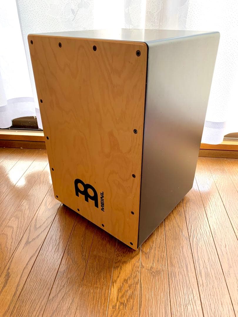 Meinl カホン ナチュラルブラック　純正のカバー付き