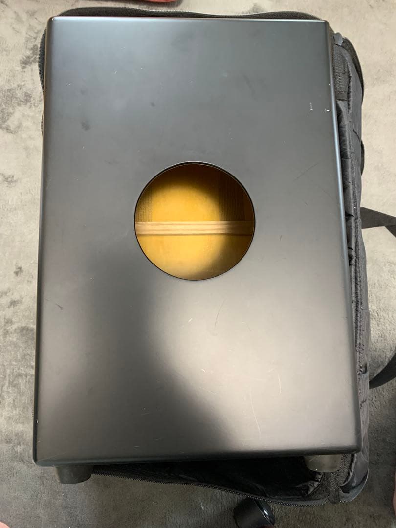 Meinl カホン ナチュラルブラック　純正のカバー付き