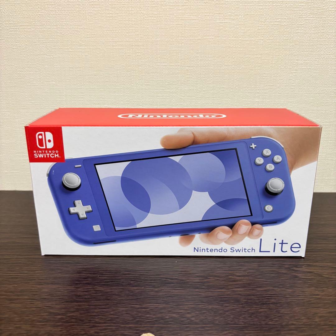 NINTENDO SWITCH LITE ブルー　ケース、フィルム付き