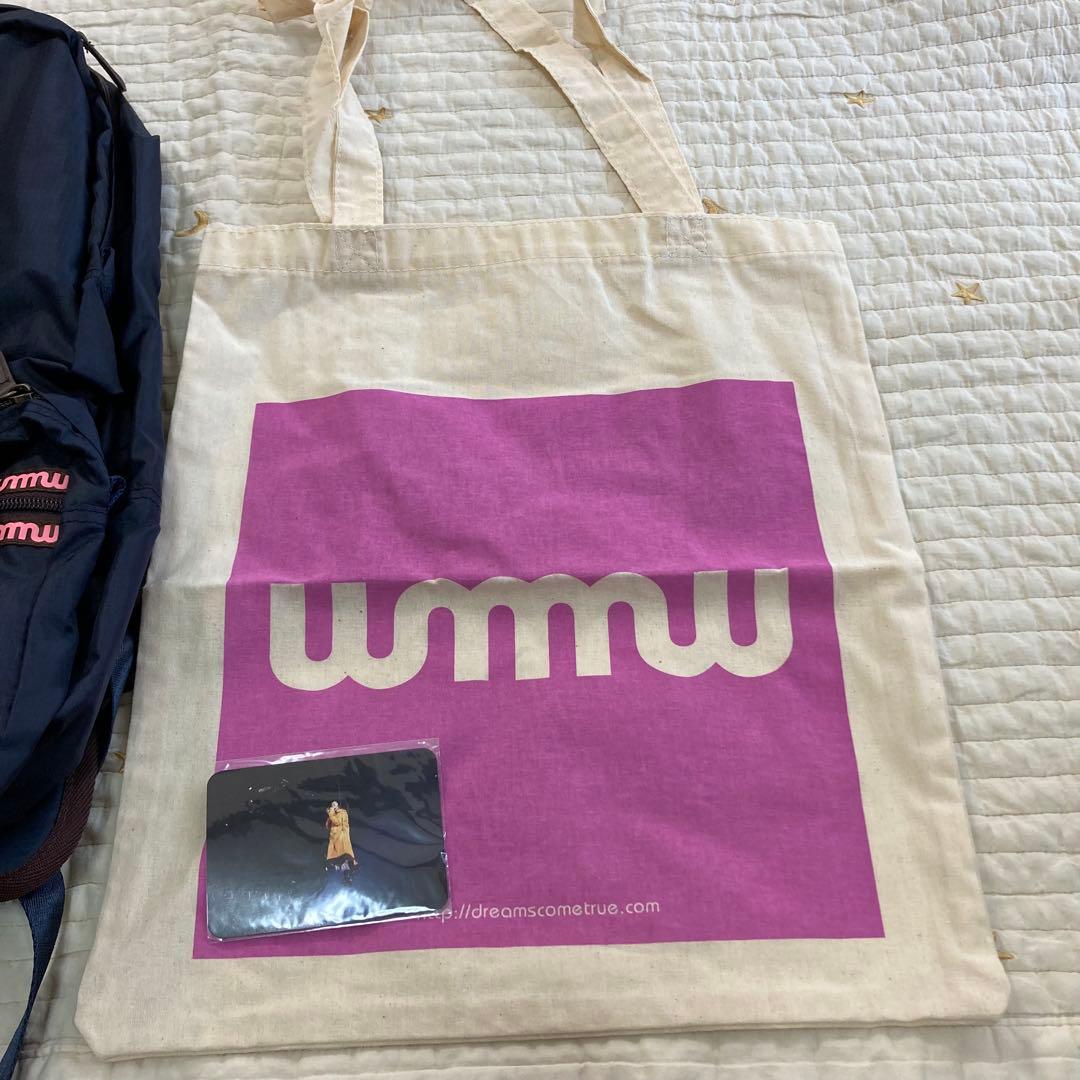 wmmw backpack【navy×pink logo】　 e-bag&ドリカ