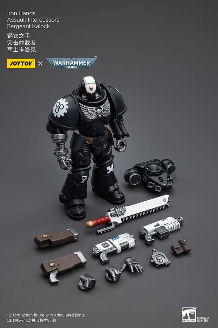 ゲームキャラクター warhammer 40k joytoy iron hands