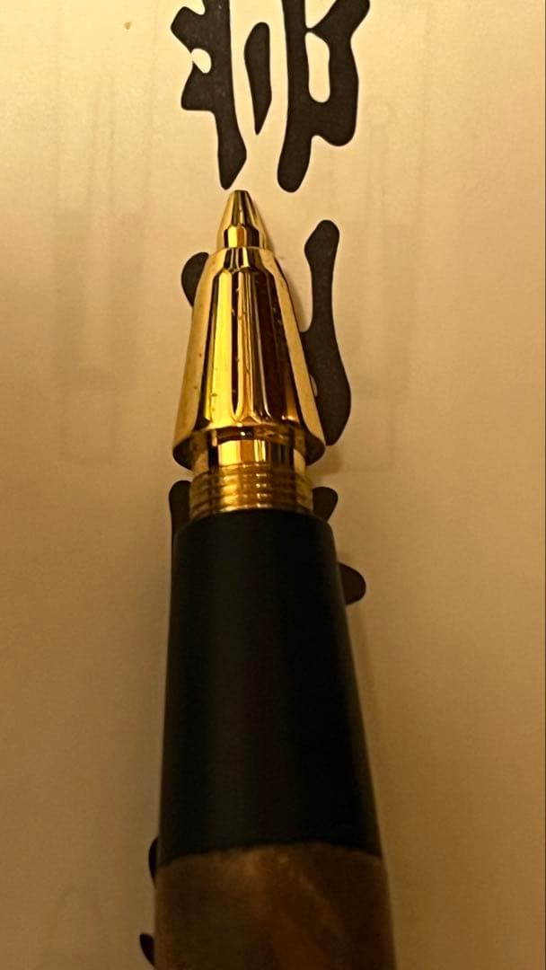 野原工芸　マーブルウッド　シャーペン　固定式口金アリ　箱付き付属品アリ