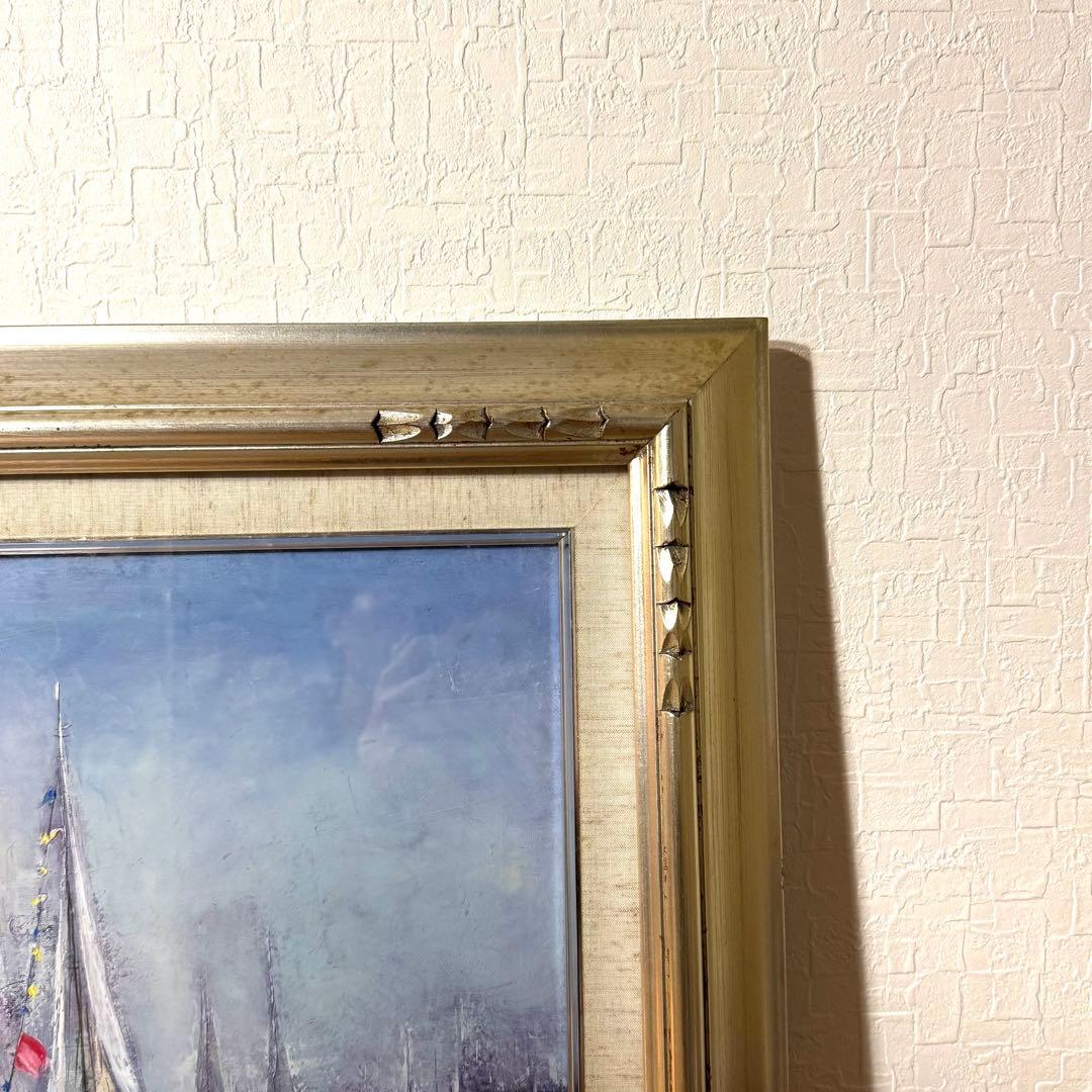 瀬川竜夫 マルセイユ 絵画 油絵