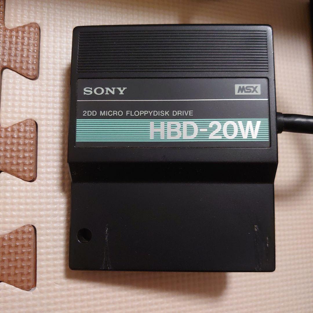 MSX2 SONY HBD-20W フロッピーディスクドライブ