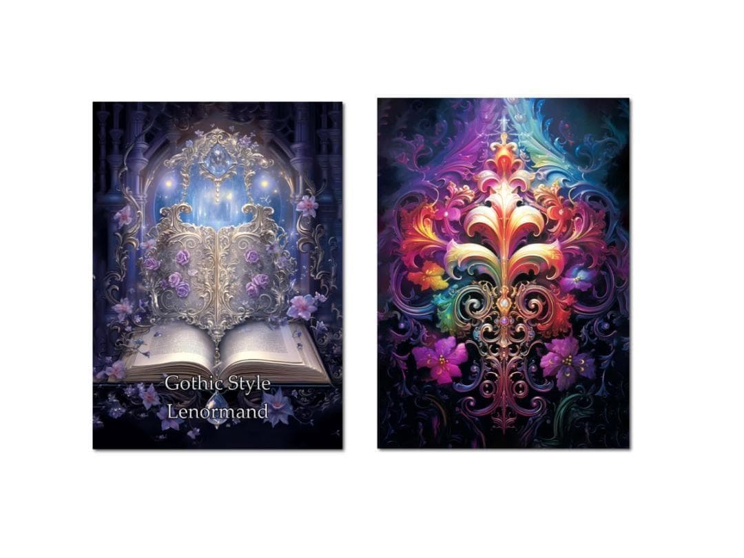 【正規品ルノルマンカード】美麗イラストの海外インディーズ✨ゴシックスタイルデッキ