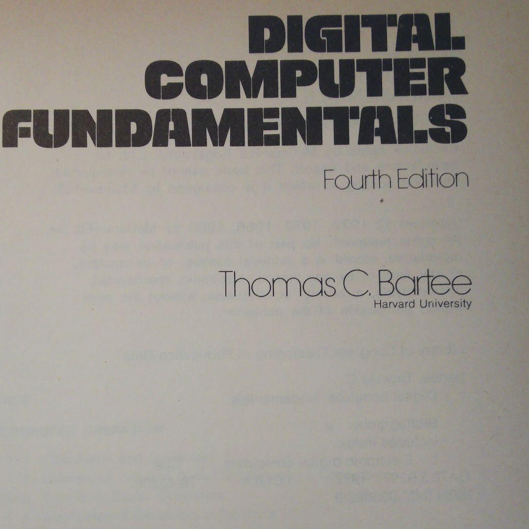 コンピュータ・IT DigitalComputerFundamentals