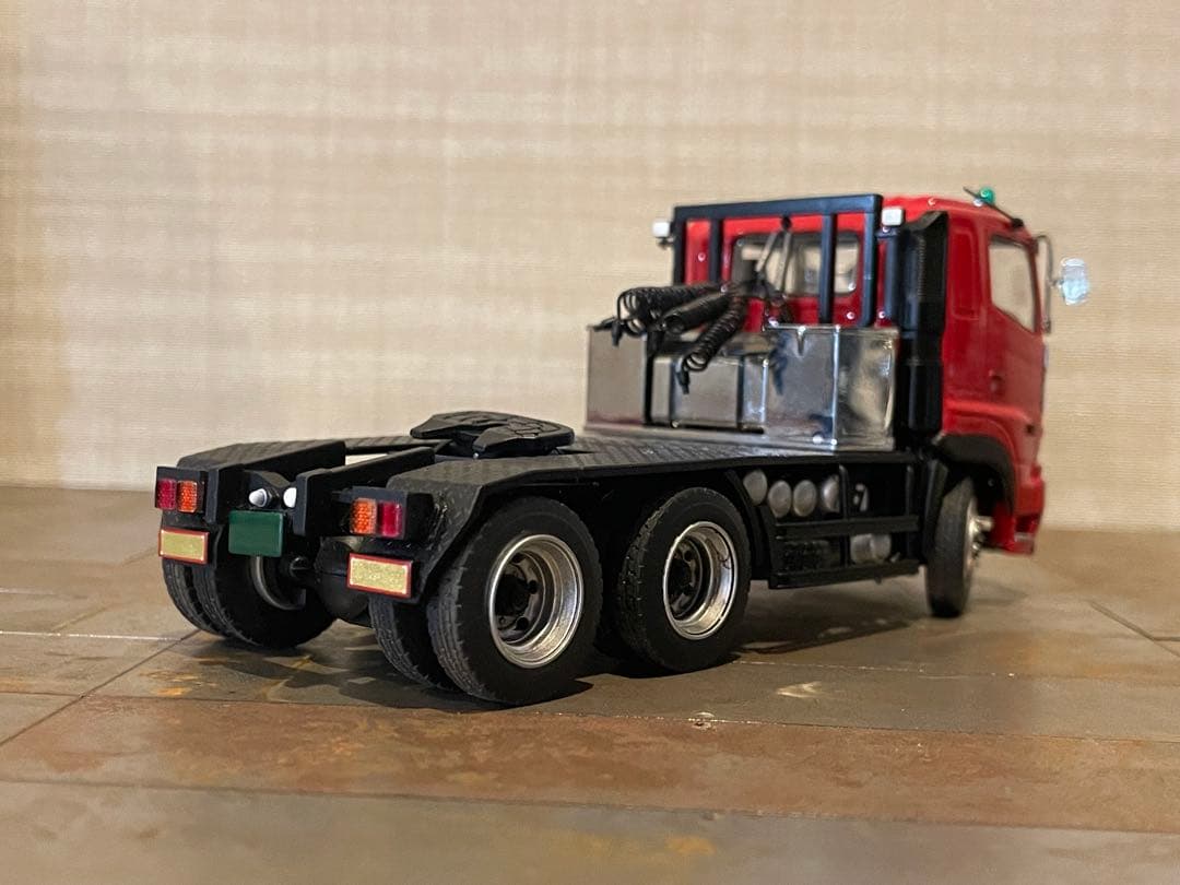 希少 ケンクラフト製1/50 プロフィア 16輪トレーラーセット